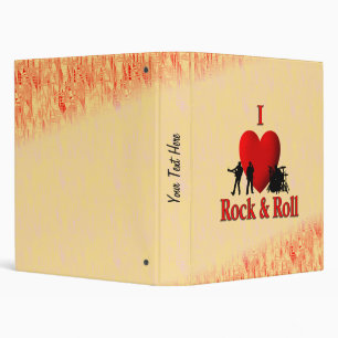 I Heart Rock & Roll Binder