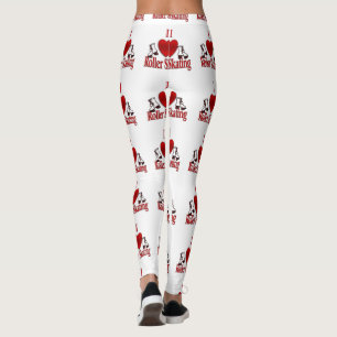 I Heart Roller Skating Leggings