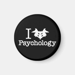 I Heart (Rorschach Inkblot) Psychology Magnet