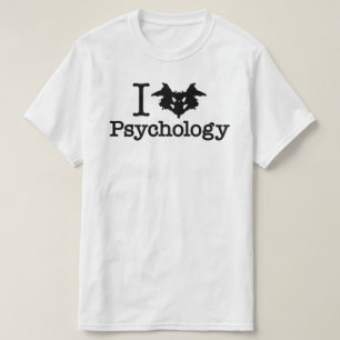 I Heart (Rorschach Inkblot) Psychology T-Shirt