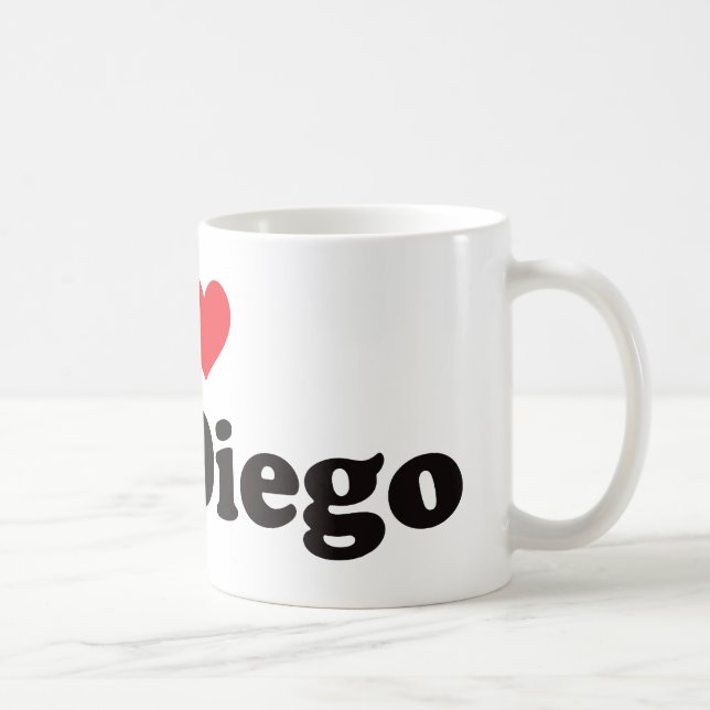 I Heart San Diego Coffee Mug (Right)