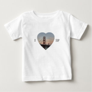 I Heart San Fracisco Baby T-Shirt