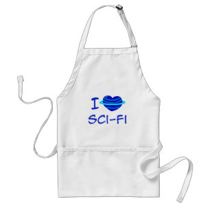 I Heart Sci-Fi Standard Apron