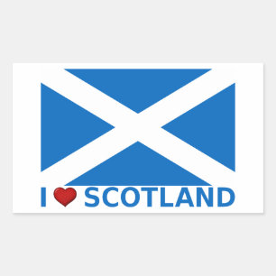 I Heart Scotland Sticker