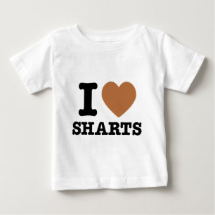 I Heart Sharts Baby T-Shirt