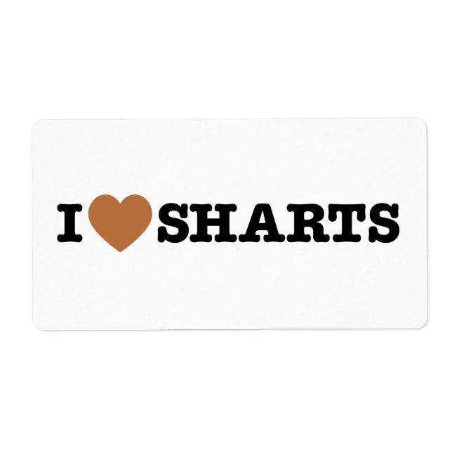 I Heart Sharts Funny Graphic (Devant)