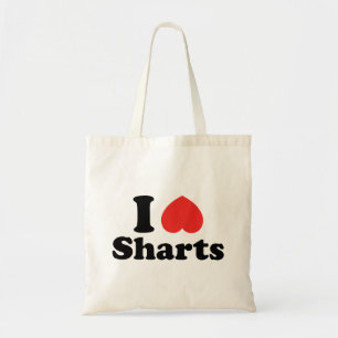 I Heart Sharts Tote Bag