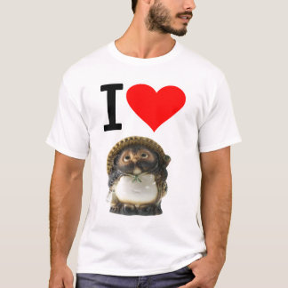 I-Heart Shigaraki Yaki Tanuki (live-action version T-Shirt