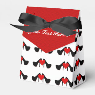 I Heart Shoes Pattern Favour Box