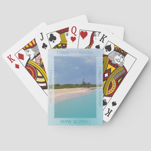 I Heart Sint Maarten Playing Cards (Back)