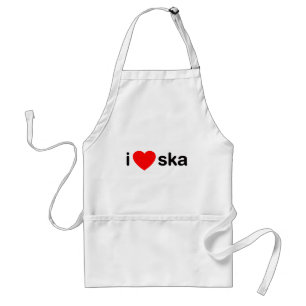 I Heart Ska Standard Apron