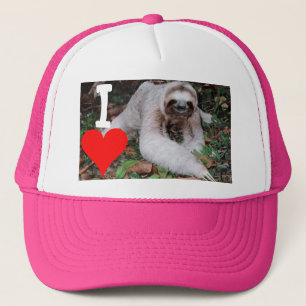 I heart sloths trucker hat