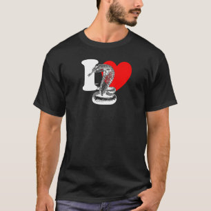 I Heart Snakes - Cute I Love Snakes, Snake Lover P T-Shirt