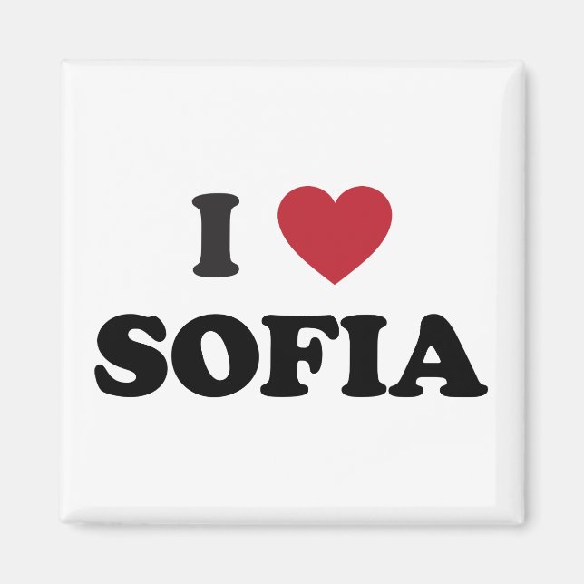 I Heart Sofia Bulgaria Magnet (Front)