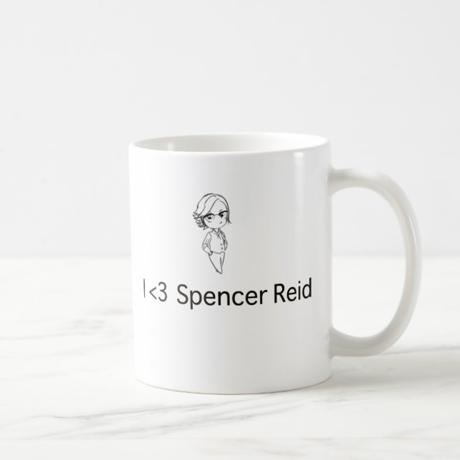 I Heart Spencer Reid Mug (Right)