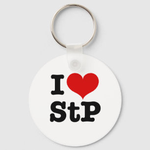 I Heart St. Paul / St. Peter Keychain