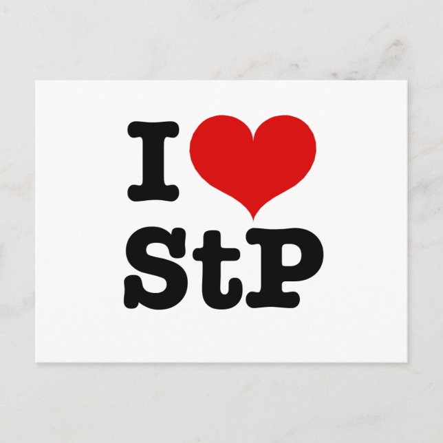I Heart St. Paul / St. Peter Postcard (Front)