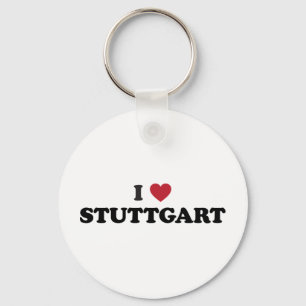 I Heart Stuttgart Germany Keychain