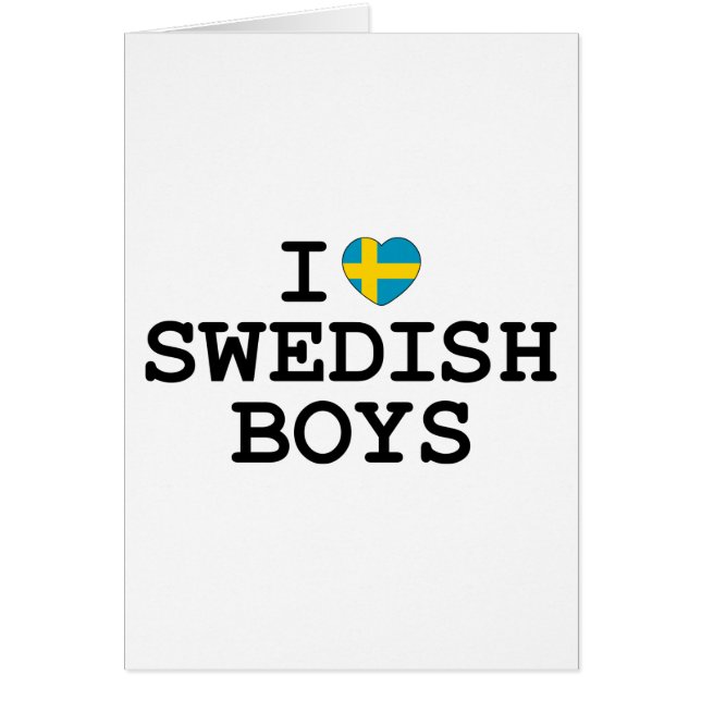I Heart Swedish Boys (Front)