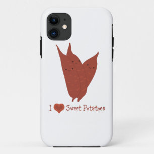 I heart sweet potatoes iPhone 11 case
