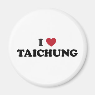 I Heart Taichung Taiwan Magnet