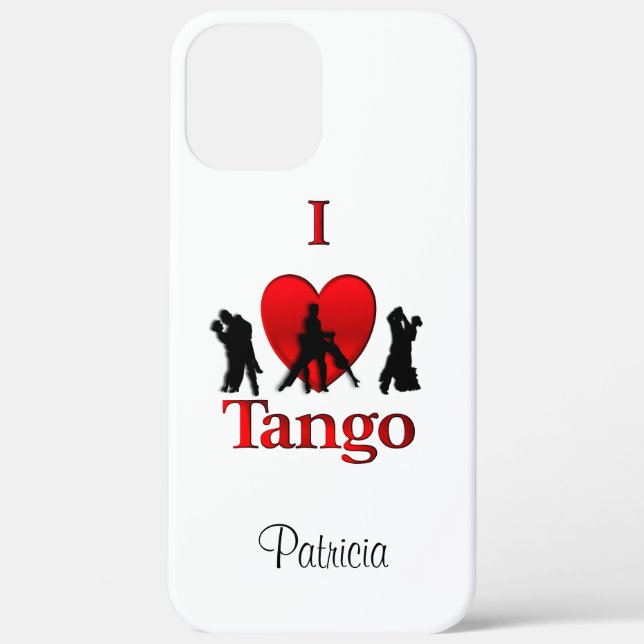 I Heart Tango Personalized Case-Mate iPhone Case (Back)