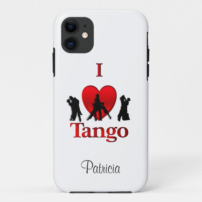 I Heart Tango Personalized Case-Mate iPhone Case (Back)