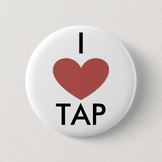 I Heart Tap 2 Inch Round Button