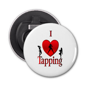 I Heart Tap Dance Bottle Opener