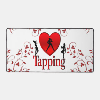 I Heart Tap Dance Desk Mat