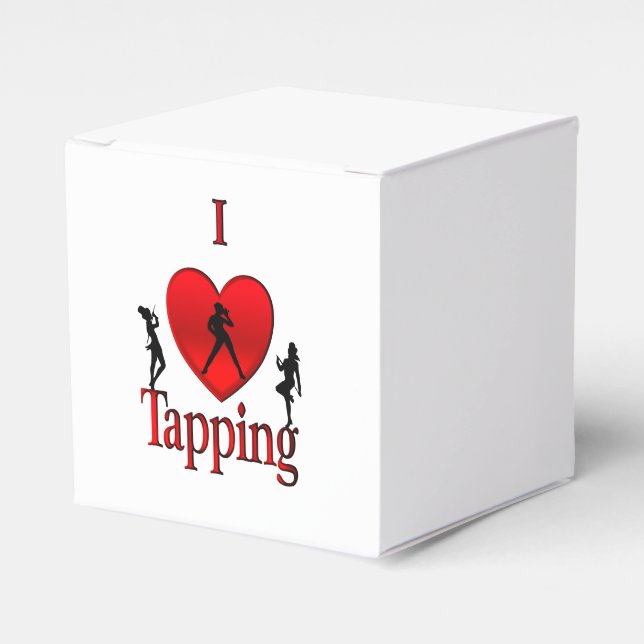 I Heart Tap Dance Favor Box (Front Side)