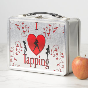 I Heart Tap Dance Metal Lunch Box