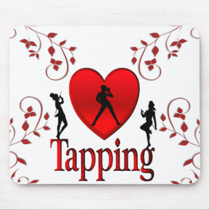 I Heart Tap Dance Mouse Pad