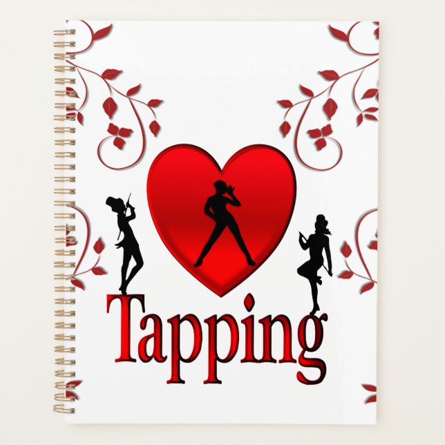 I Heart Tap Dance Planner (Front)
