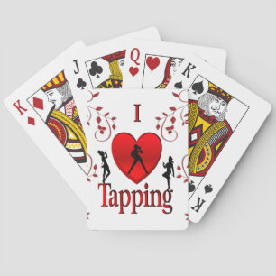 I Heart Tap Dance Playing Cards