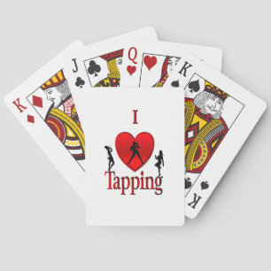 I Heart Tap Dance Playing Cards