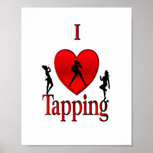 I Heart Tap Dance Poster