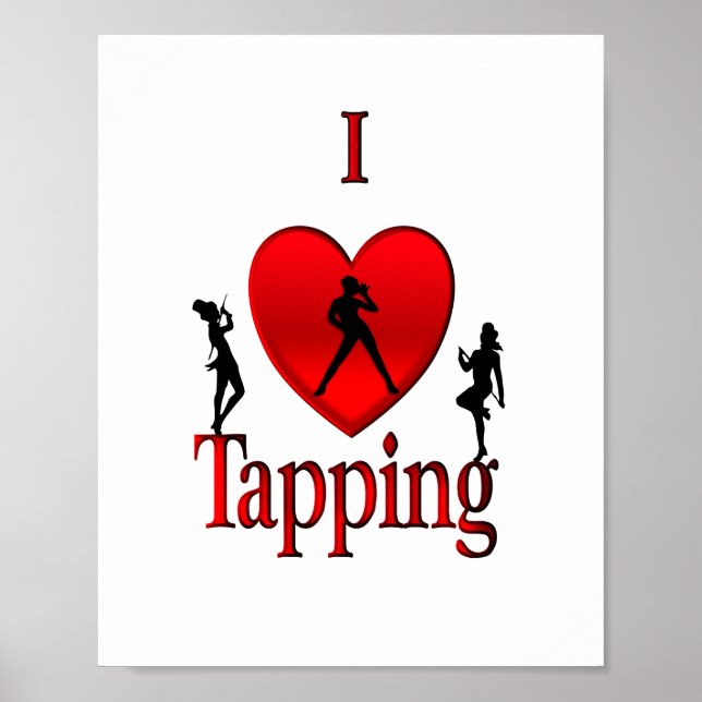 I Heart Tap Dance Poster (Front)