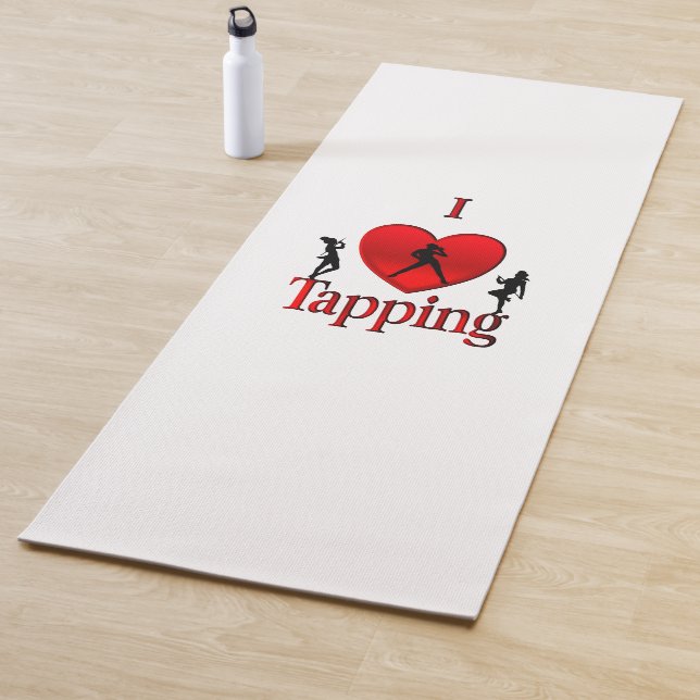 I Heart Tap Dance Yoga Mat (In Situ)