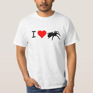 I Heart Tarantulas T-shirt (White)