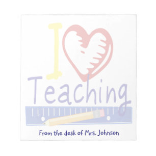 I (Heart) Teaching Notepad