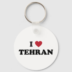 I Heart Tehran Iran Keychain