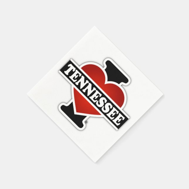 I Heart Tennessee Napkin (Corner)