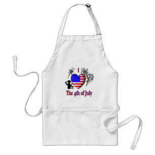 I Heart the 4th of July Standard Apron