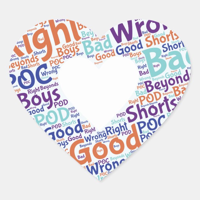 I 'Heart' the Clearing Statement Stickers (Front)