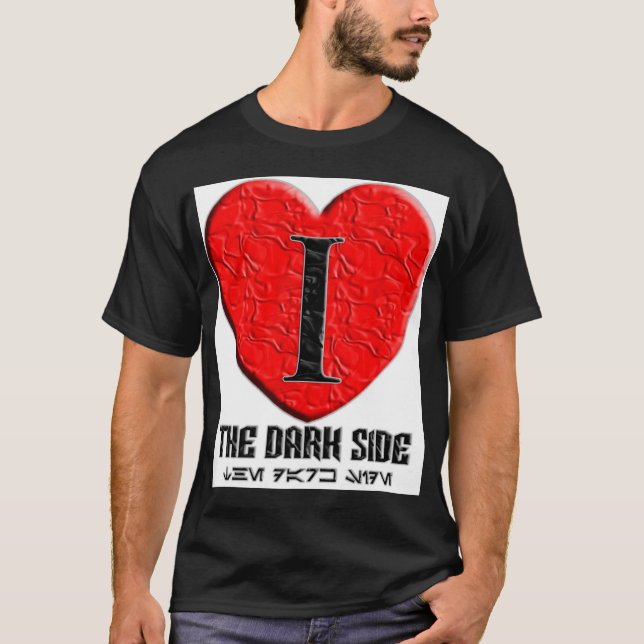 I heart the darkside Dark T-Shirt (Front)
