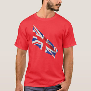 I Heart the UK/Union Jack Flag T-Shirt