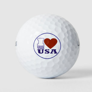 I "Heart" The USA Golf Balls