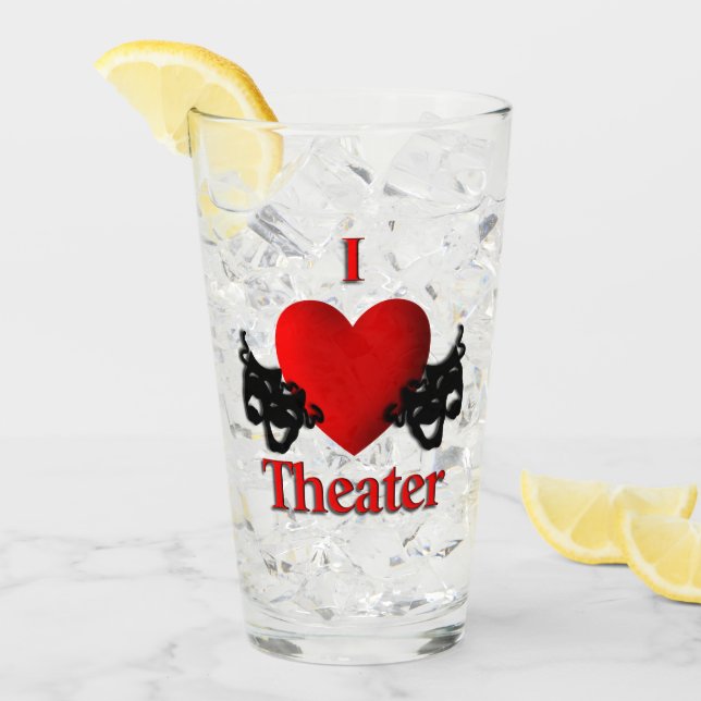 I Heart Theatre Glass (Front Ice)
