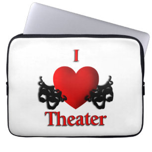 I Heart Theatre Laptop Sleeve